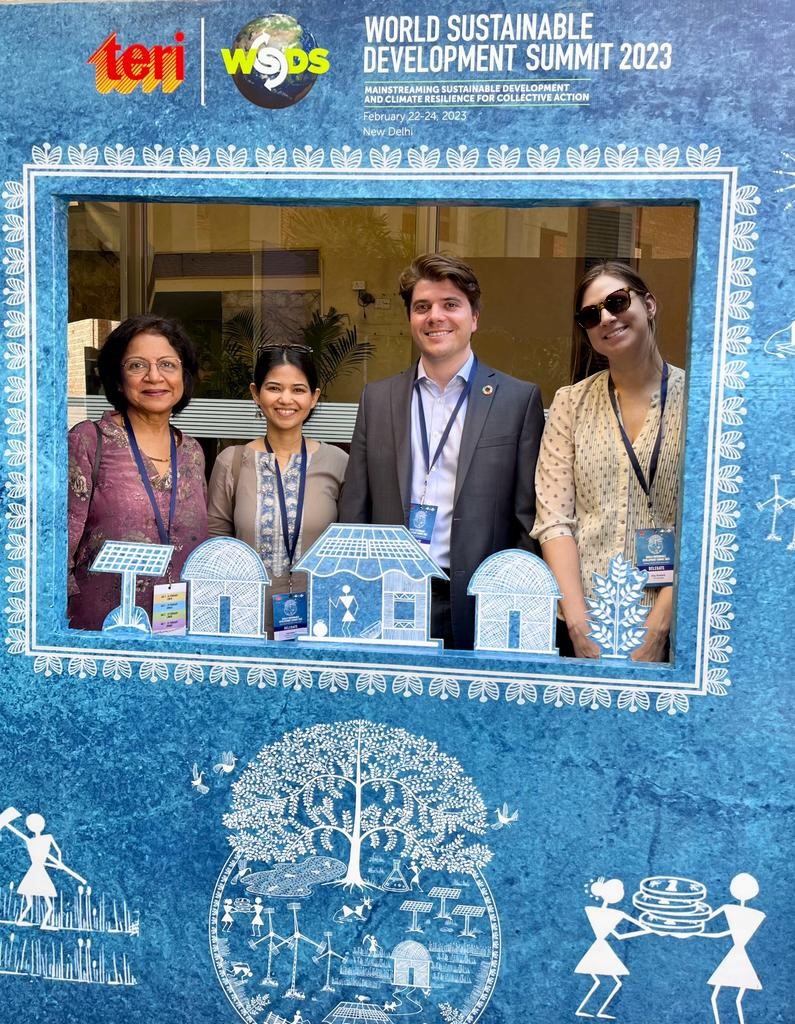 GMI representative, Nick Elger, attends the World Sustainable Development Summit in New Delhi, India on behalf of the U.S. EPA, 2023. <br><span class='small text-muted'>(2023, New Delhi, India)</span>